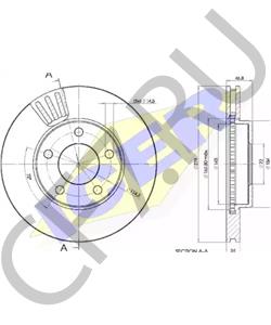 4 360 107 AUTO UNION Тормозной диск в городе Королёв