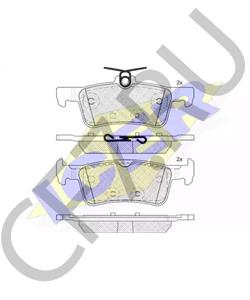 16 129 103 80 PEUGEOT (DF-PSA) Комплект тормозных колодок, дисковый тормоз в городе Королёв