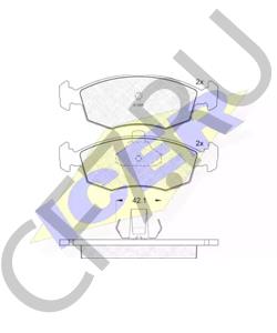 68112683AA RAM Комплект тормозных колодок, дисковый тормоз в городе Королёв