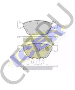 68130649AA RAM Комплект тормозных колодок, дисковый тормоз в городе Королёв