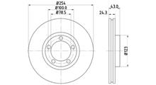 FORD ASIA / OCEANIA Тормозной диск