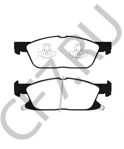 F2GC2001AC FORD (CHANGAN) Комплект тормозных колодок, дисковый тормоз в городе Королёв