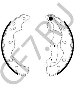 53200-80J01 SUZUKI (CHANGAN) Комплект тормозных колодок в городе Королёв