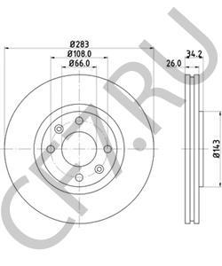 1618862780 Peugeot-Citroen E:1 П ТОРМ ДИС в городе Королёв