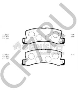 GDB1168 LUCAS и Колодки тормозные GDB 1168 (04466-33110) в городе Королёв