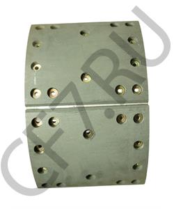 AZ9231342070 HOWO / SITRAK Колодка тормозная задняя (28 отв.) в сборе -AC16 в городе Королёв