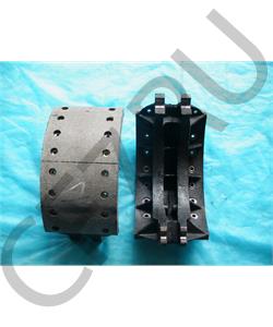 WG199000340061 SHAANXI Колодка тормозная задняя в сборе 185мм, 16отв. в городе Королёв