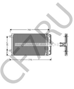 4883536AA PLYMOUTH Конденсатор, кондиционер в городе Королёв