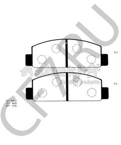 0986424295 BOSCH Колодки тормозные дисковые | зад | в городе Королёв