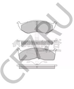 0986424363 BOSCH Колодки тормозные дисковые | перед | в городе Королёв