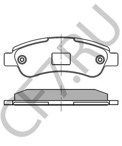 1611140880 CITROEN/PEUGEOT Колодки тормозные в городе Королёв
