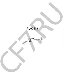 055253209AL AUDI Предглушитель выхлопных газов в городе Королёв
