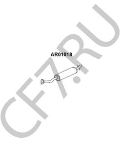 60583940 ALFAROME/FIAT/LANCI Предглушитель выхлопных газов в городе Королёв