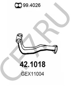 GEX12057 AUSTIN Труба выхлопного газа в городе Королёв