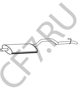 05096297AA JEEP VIASA Глушитель выхлопных газов конечный в городе Королёв