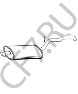 52101120AD JEEP VIASA Глушитель выхлопных газов конечный в городе Королёв