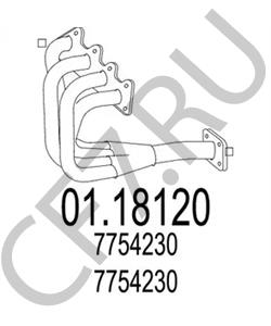 7754230 ALFAROME/FIAT/LANCI Коллектор, система выпуска в городе Королёв