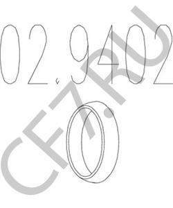 91115634 BEDFORD Уплотнительное кольцо, труба выхлопного газа в городе Королёв