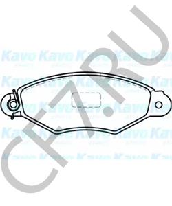 0643.00 REMSA 643 00 FO673281=654 000B-SX !колодки дисковые п.\ Citroen Xsara 1.4i-1.9TD,Renault Kangoo all 97-05 в городе Королёв