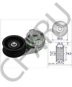 5 3032 130AC DODGE Натяжная планка, поликлиновой ремень в городе Королёв