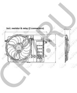 1728.1.475.577 MINI Вентилятор, охлаждение двигателя в городе Королёв