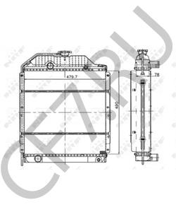 7700059907 CLAAS Радиатор, охлаждение двигателя в городе Королёв