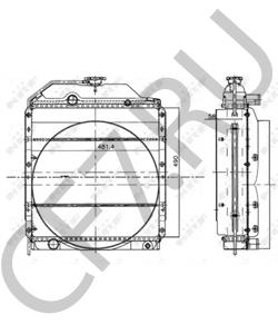 7700056938 CLAAS Радиатор, охлаждение двигателя в городе Королёв