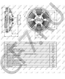 445475110 DEUTZ-FAHR Сцепление, вентилятор радиатора в городе Королёв