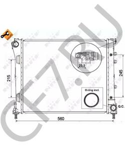52044997 ABARTH Радиатор, охлаждение двигателя в городе Королёв