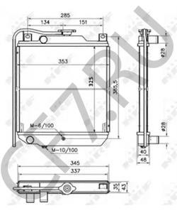 0116011 CHATENET Радиатор, охлаждение двигателя в городе Королёв