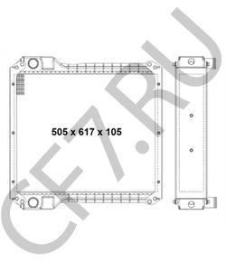 30915200 AM GENERAL Радиатор системы охлаждения INTER (аналог) в городе Королёв