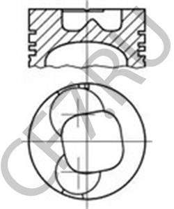 8-94340-620-2 MATSUYAMA Поршень ISUZU 4JB1T (4шт к-т) IZUMI Mats в городе Королёв