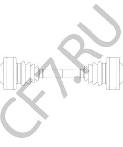 119132000000 ALFAROME/FIAT/LANCI Приводной вал в городе Королёв