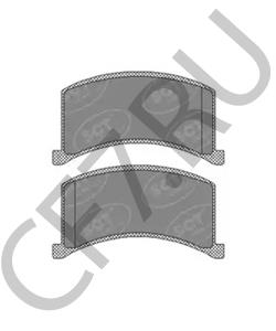 1102-3501090 ZAZ Комплект тормозных колодок, дисковый тормоз в городе Королёв