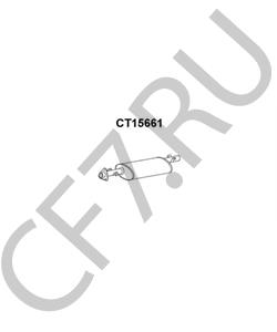 71728924 ALFAROME/FIAT/LANCI Предглушитель выхлопных газов в городе Королёв