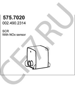 0024902314 VIASA Сажевый / частичный фильтр, система выхлопа ОГ в городе Королёв