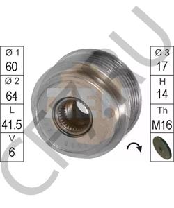 VP3W3U-10A352-AA MERCURY Механизм свободного хода генератора в городе Королёв