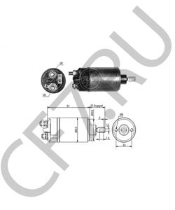 68-17-00-934 NSU Тяговое реле, стартер в городе Королёв