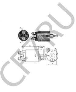 316612-8320-A KAWASAKI Тяговое реле, стартер в городе Королёв