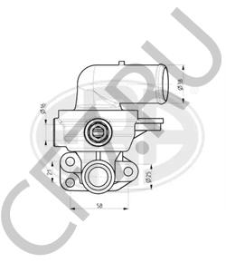 49012023G VM THERMOSTAT ASSY REF. (пред.номер:49012023F) в городе Королёв