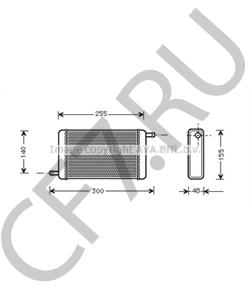 1706075 BEDFORD Теплообменник, отопление салона в городе Королёв