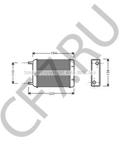 37117216 AUSTIN Теплообменник, отопление салона в городе Королёв