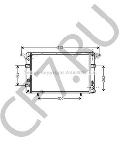 054885 FSO Радиатор, охлаждение двигателя в городе Королёв