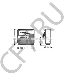 612423 DAEWOO Испаритель, кондиционер в городе Королёв