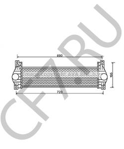 2371109051 SSANGYONG Интеркулер в городе Королёв