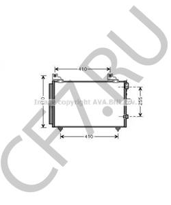 8846087407000 DAIHATSU Конденсатор, кондиционер в городе Королёв