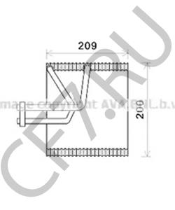 96804689 DAEWOO Испаритель, кондиционер в городе Королёв