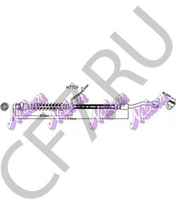 587311R000 MOBIS Шлaнг peзинoвый c мeтaлличecкими вcтaвкaми тopмoзнoй в городе Королёв