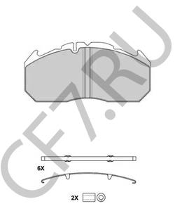 68325166 ROCKWELL Сигнализатор, износ тормозных колодок в городе Королёв
