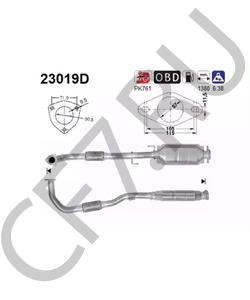 52128766AA JEEP Катализатор в городе Королёв